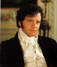 photo of Colin Firth as Mr. Darcy, looking dreamy