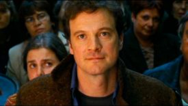 Colin Firth in Love Actually, looking dreamy