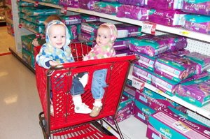 shopping cart seat for twins